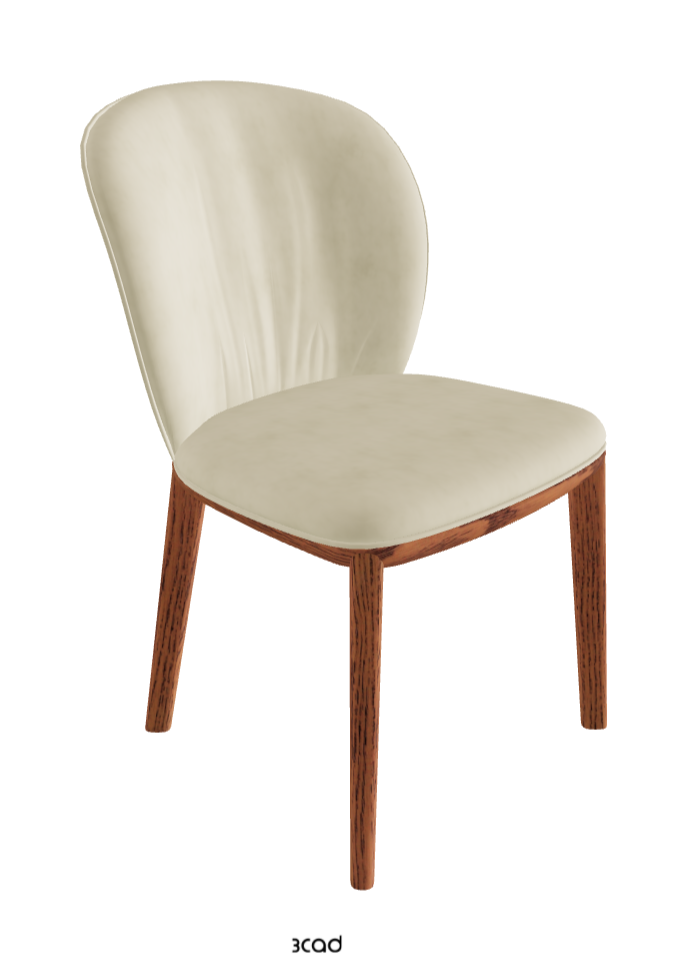 Cattelan Italia Chris Dining Chair – Fabric, Micro Nubuk & Synthetic Leather