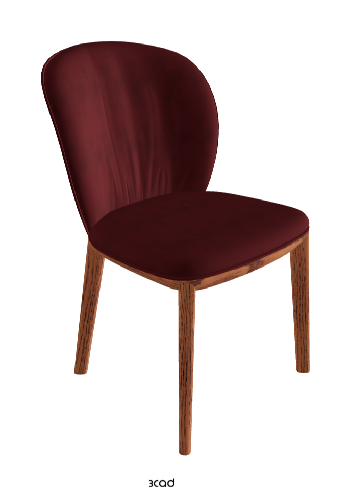 Cattelan Italia Chris Dining Chair – Fabric, Micro Nubuk & Synthetic Leather