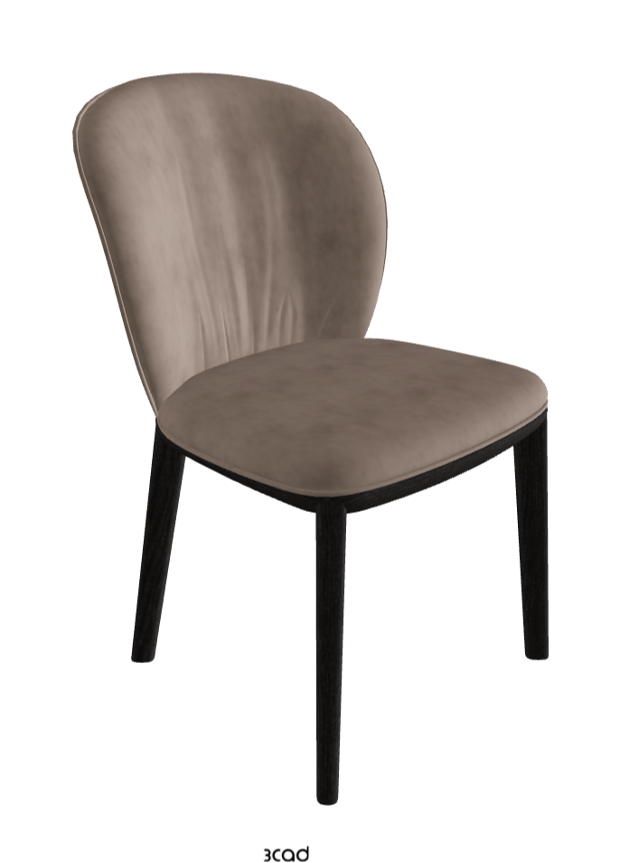 Cattelan Italia Chris Dining Chair – Fabric, Micro Nubuk & Synthetic Leather