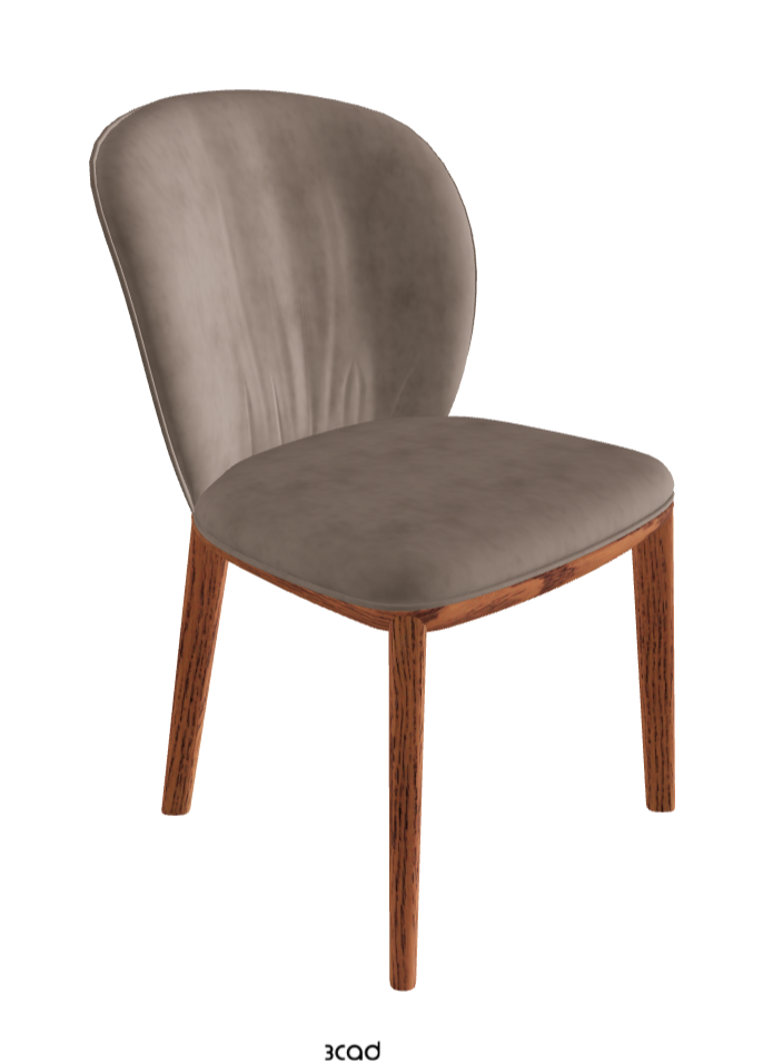 Cattelan Italia Chris Dining Chair – Fabric, Micro Nubuk & Synthetic Leather
