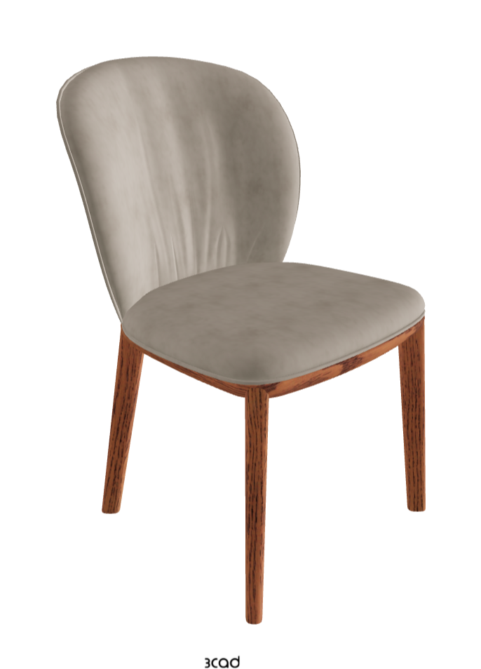 Cattelan Italia Chris Dining Chair – Fabric, Micro Nubuk & Synthetic Leather