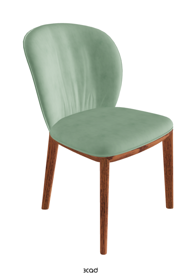 Cattelan Italia Chris Dining Chair – Fabric, Micro Nubuk & Synthetic Leather
