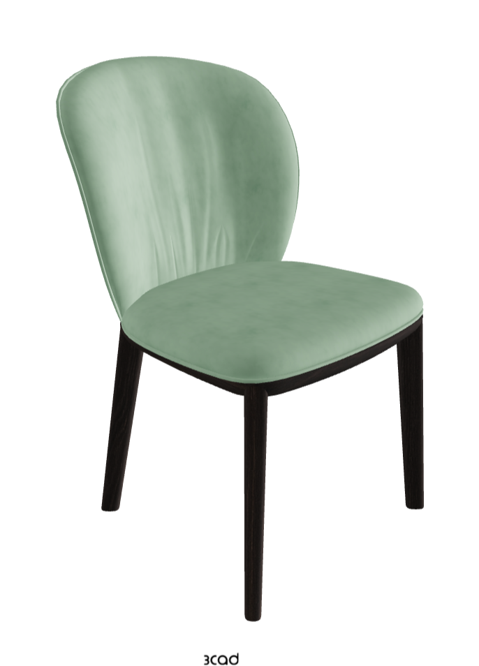 Cattelan Italia Chris Dining Chair – Fabric, Micro Nubuk & Synthetic Leather