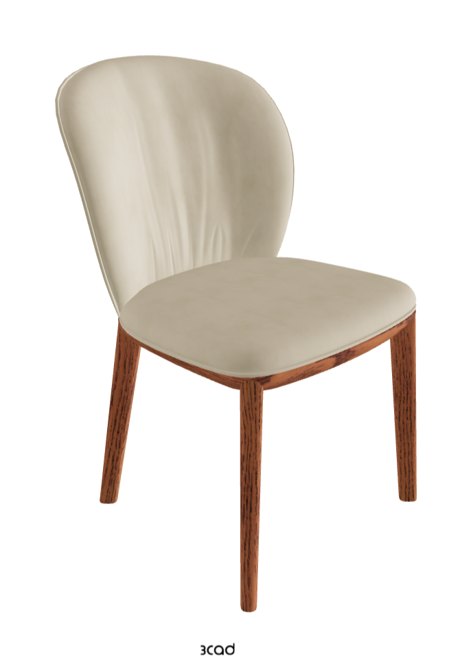 Cattelan Italia Chris Dining Chair – Fabric, Micro Nubuk & Synthetic Leather