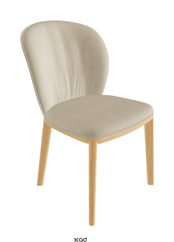 Cattelan Italia Chris Dining Chair – Fabric, Micro Nubuk & Synthetic Leather