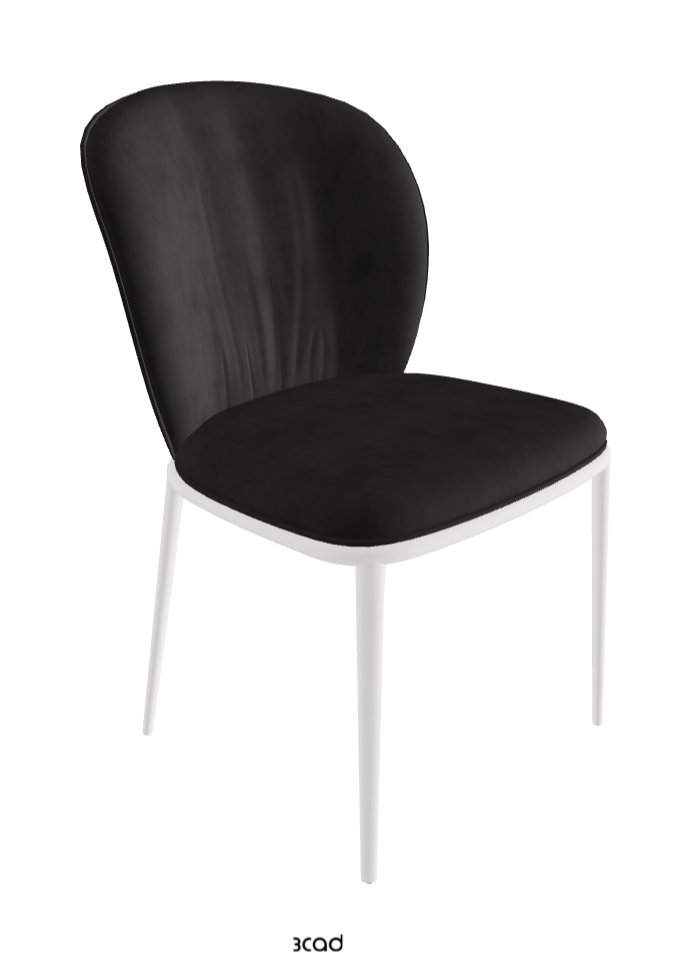 Chris ML Dining Chair_Pearl Embossed_Micro Nubuk_Charcoal