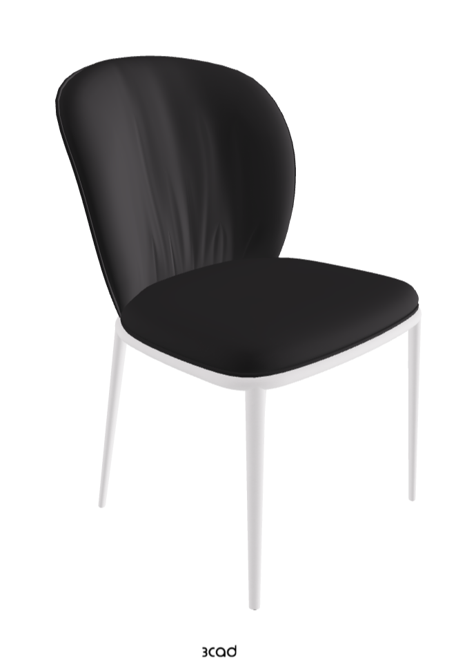 Chris ML Dining Chair_Pearl Embossed_Glove Soft Leather_Hornet