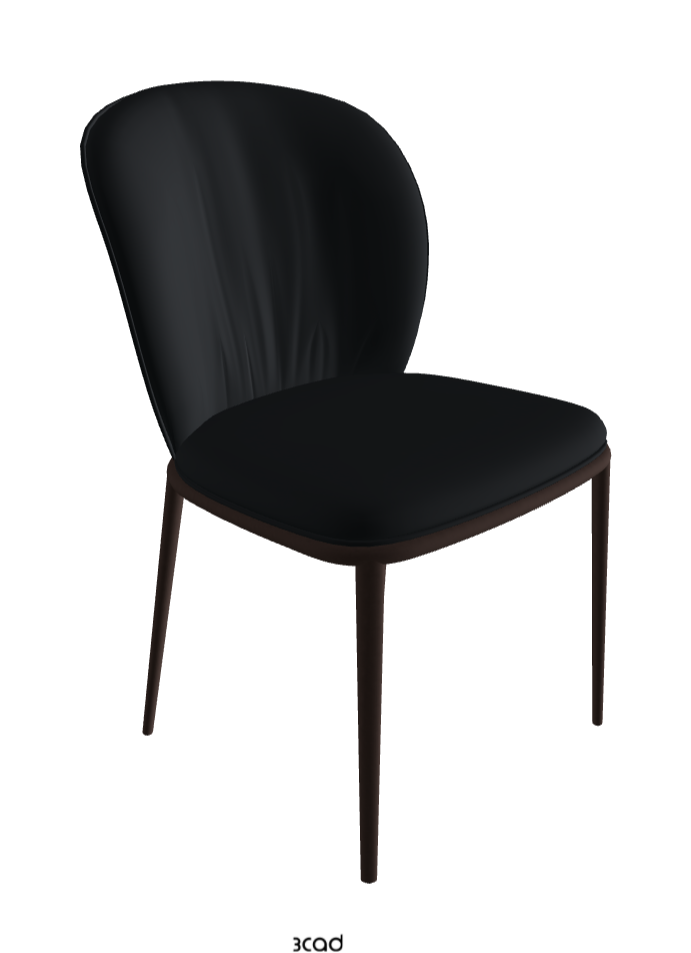 Chris ML Dining Chair_Bronze Embossed_Soft Leather_Atlantico