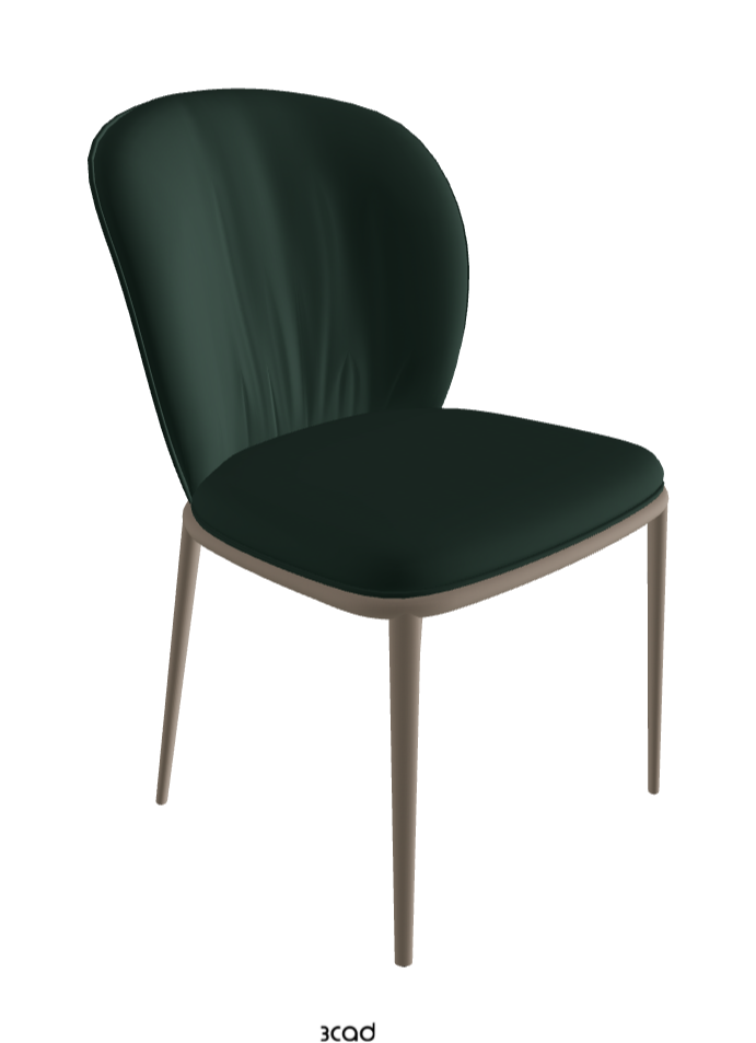 Chris ML Dining Chair_Titanium Embossed_Soft Leather_Sherwood