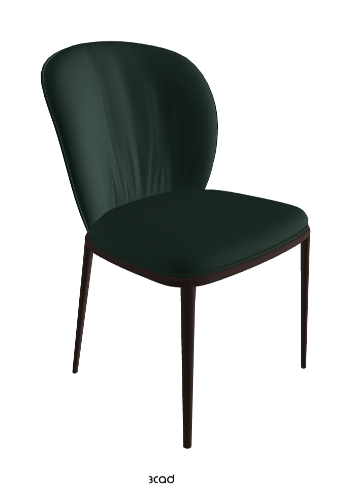 Chris ML Dining Chair_Bronze Embossed_Soft Leather_Sherwood