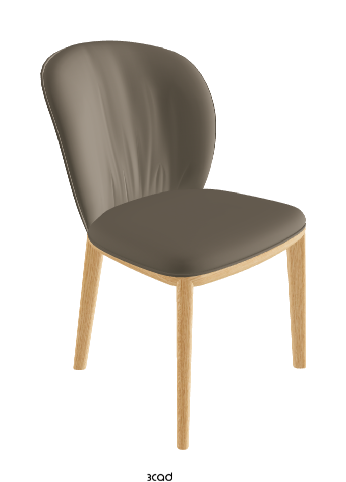 Chris Dining Chair_Natural Ashwood_Glove Soft Leather_Platoon