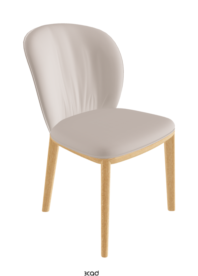 Chris Dining Chair_Natural Ashwood_Soft Leather_Nymph