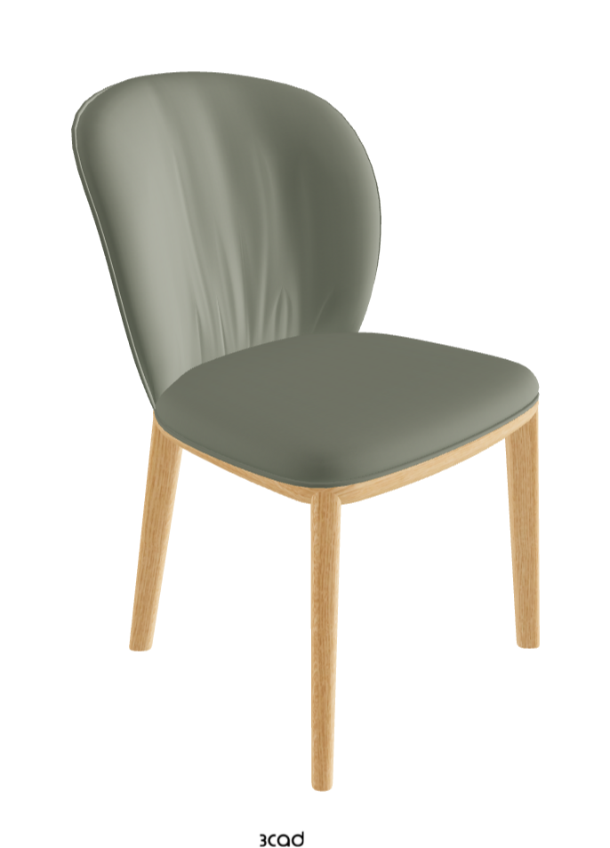 Chris Dining Chair_Natural Ashwood_Soft Leather_Cenere