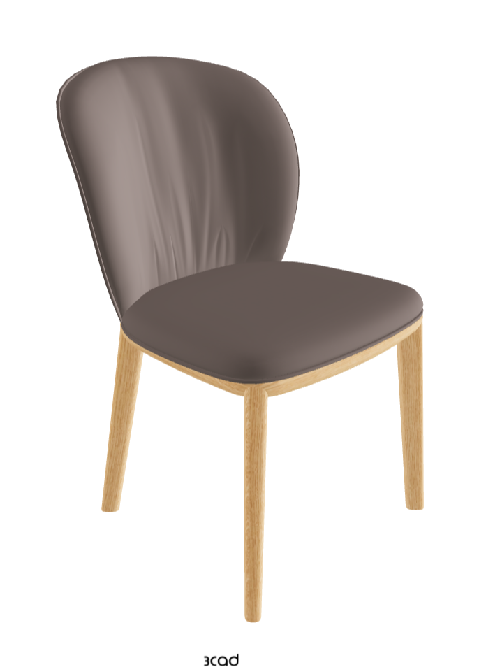 Chris Dining Chair_Natural Ashwood_Soft Leather_Castoro