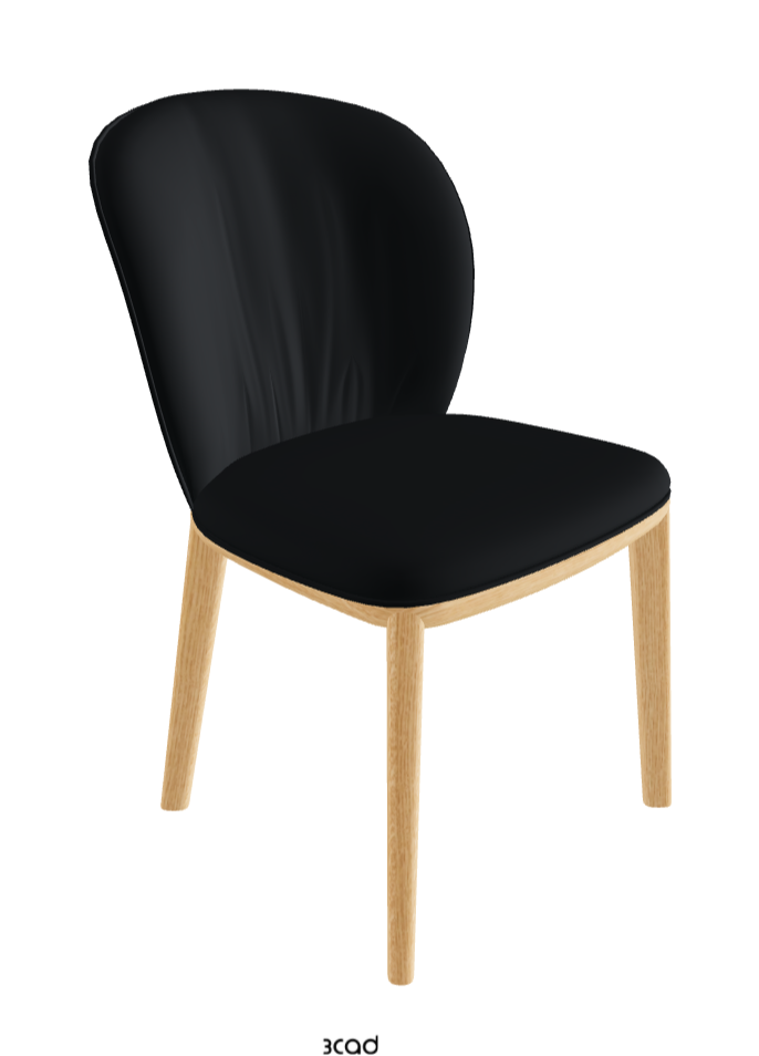 Chris Dining Chair_Natural Ashwood_Soft Leather_Atlantico