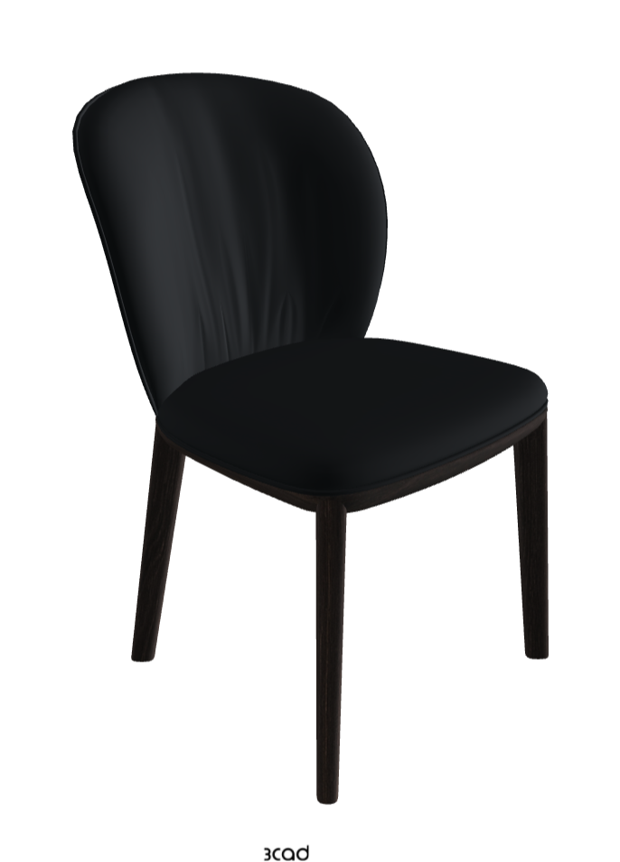 Chris Dining Chair_Burned Oak Stained Ashwood_Soft Leather_Atlantico