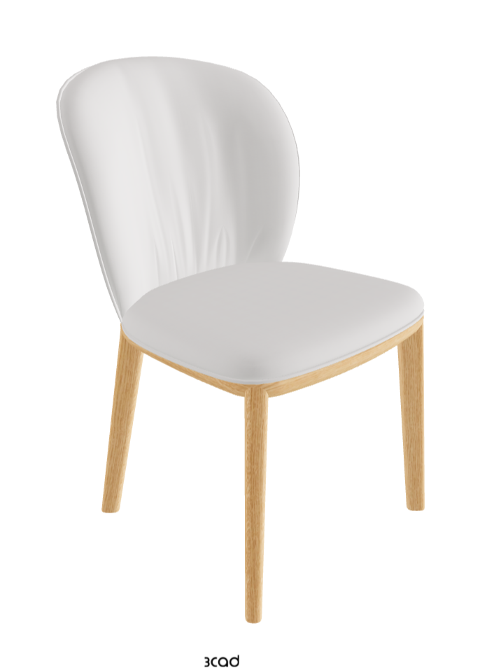Chris Dining Chair_Natural Ashwood_Soft Leather_Canova