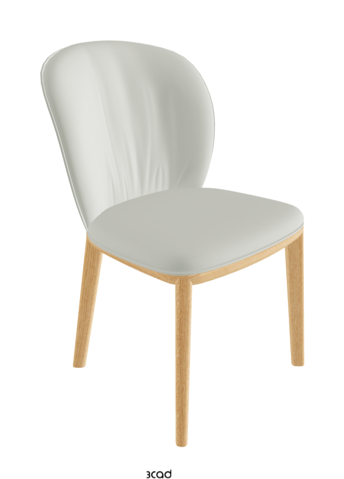 Chris Dining Chair_Natural Ashwood_Soft Leather_Artico