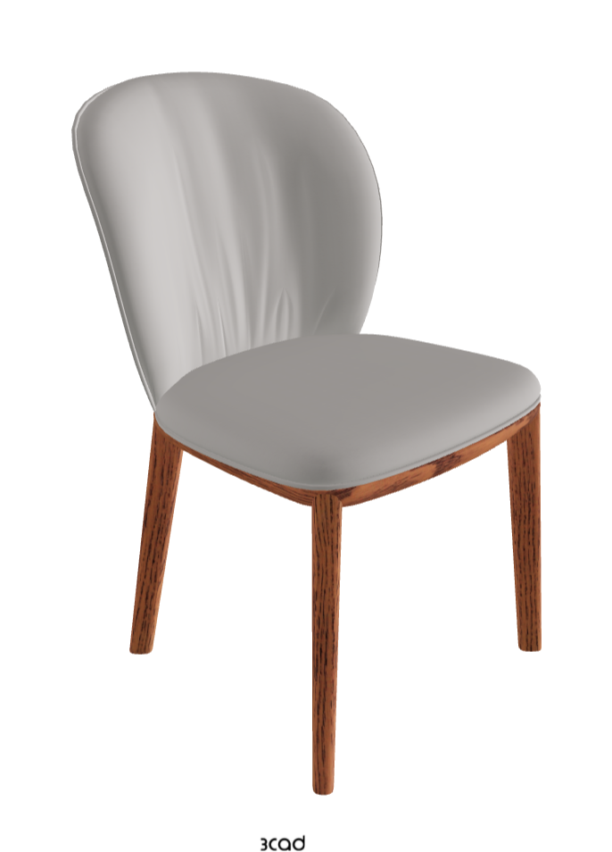 Chris Dining Chair_Canaletto Walnut Stained Ashwood_Soft Leather_Nardo