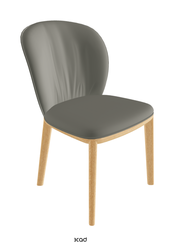 Cattelan Italia Chris Dining Chair – Fabric, Micro Nubuk & Synthetic Leather