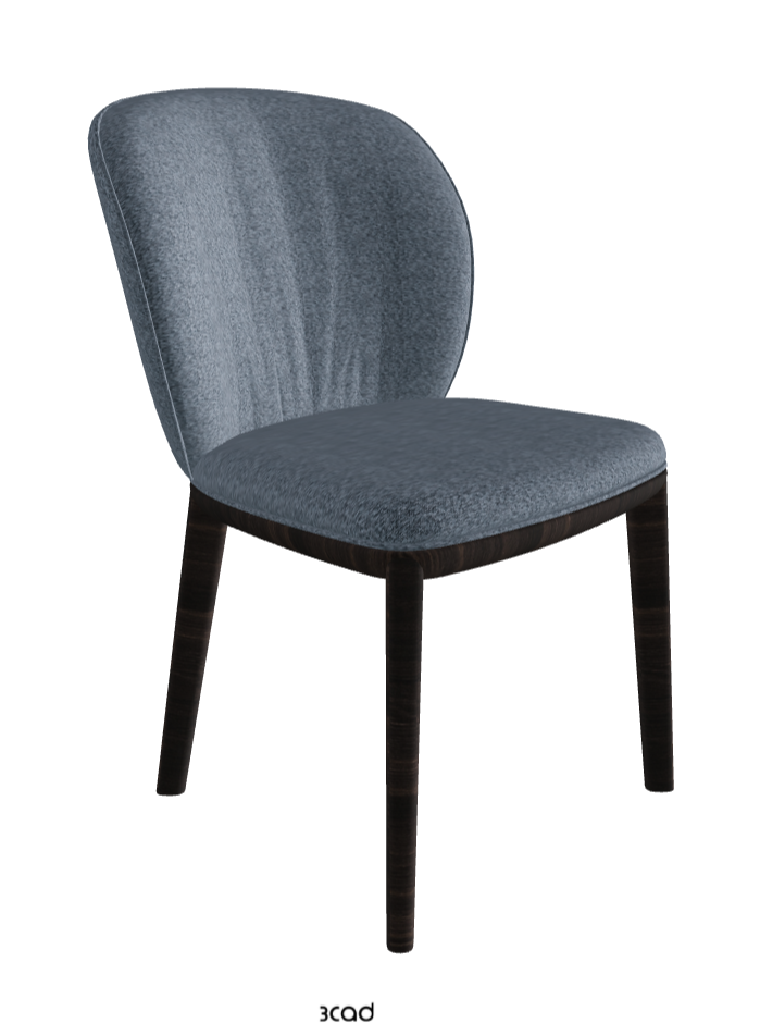 Chrishell Dining Chair_Burned Oak Stained Ashwood_Fabric_B245