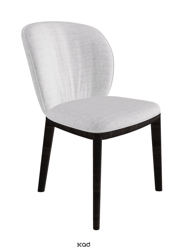 Chrishell Dining Chair_Burned Oak Stained Ashwood_Fabric_B810