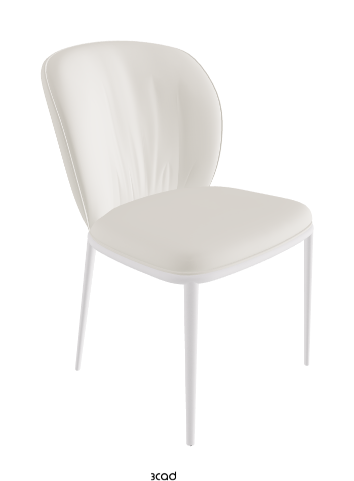 Chrishell ML Dining Chair_Pearl Embossed_Glove Soft Leather_Dover