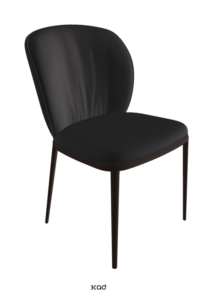 Chrishell ML Dining Chair_Bronze Embossed_Glove Soft Leather_Hornet