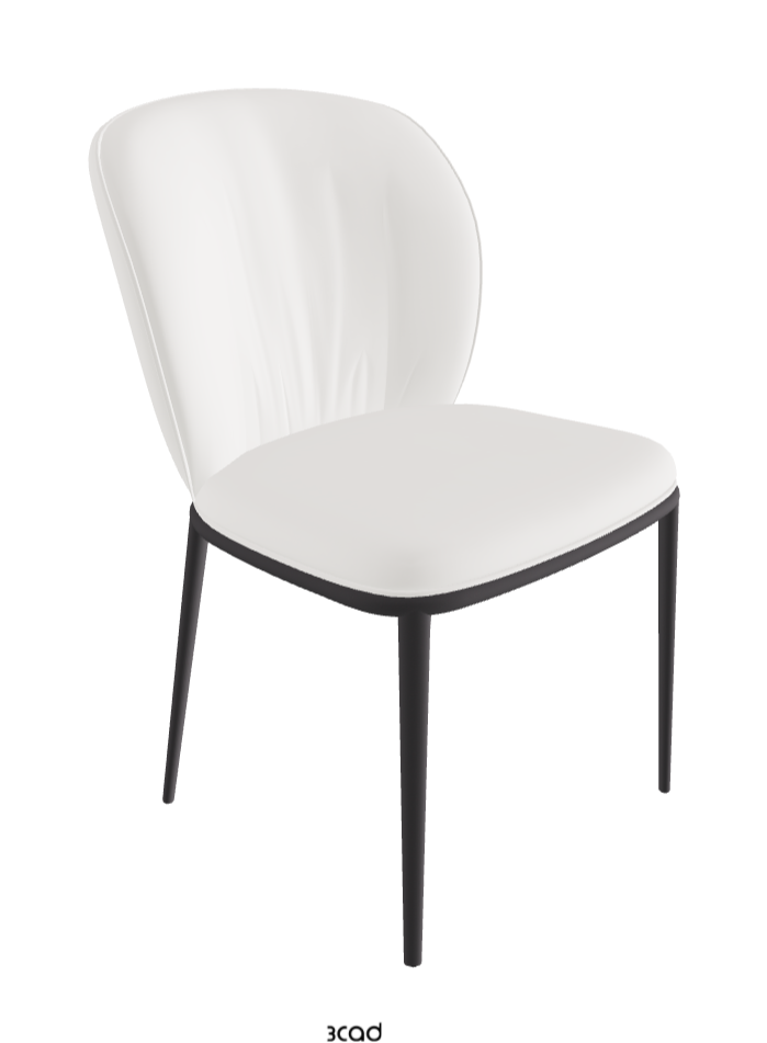 Chrishell ML Dining Chair_Graphite Embossed_Soft Leather_Palladio