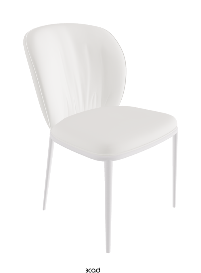 Chrishell ML Dining Chair_Pearl Embossed_Soft Leather_Palladio