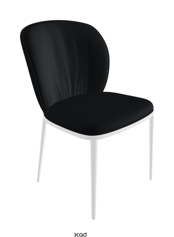 Chrishell ML Dining Chair_Pearl Embossed_Soft Leather_Atlantico