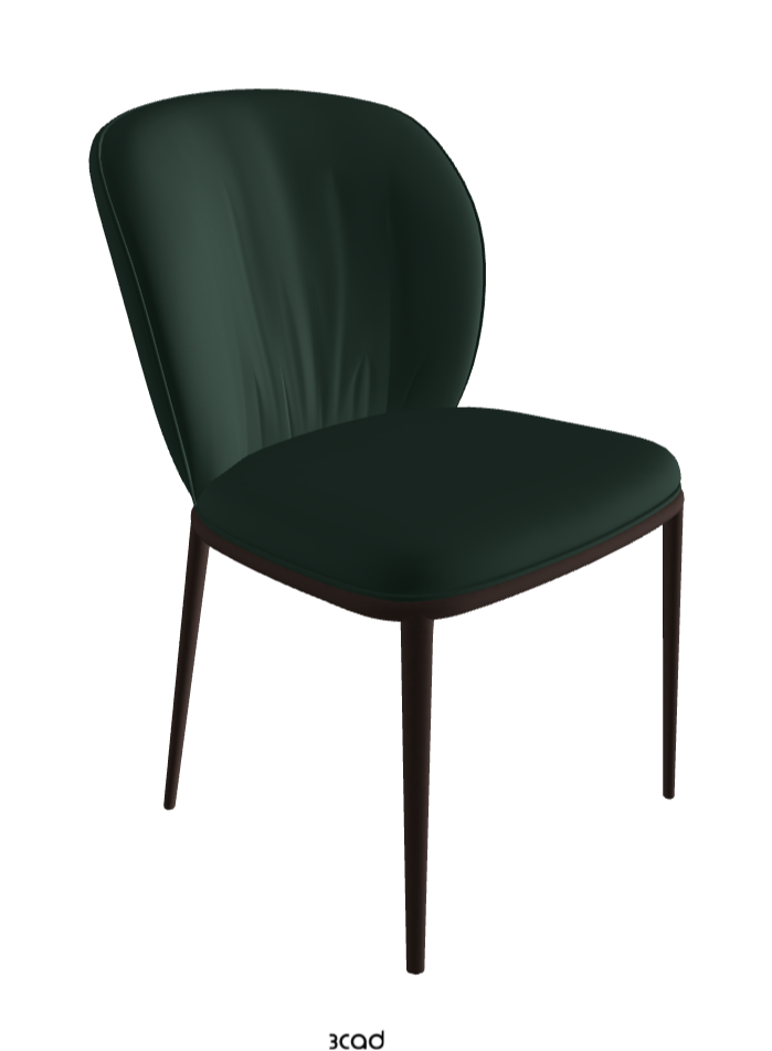 Chrishell ML Dining Chair_Bronze Embossed_Soft Leather_Sherwood