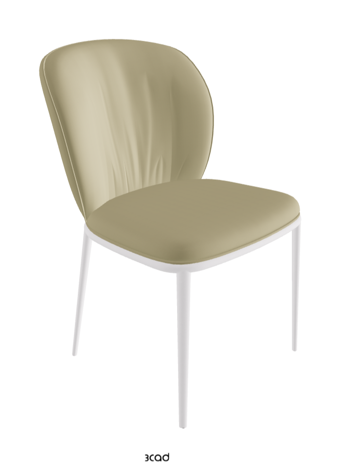 Chrishell ML Dining Chair_Pearl Embossed_Synthetic Leather_Canapa