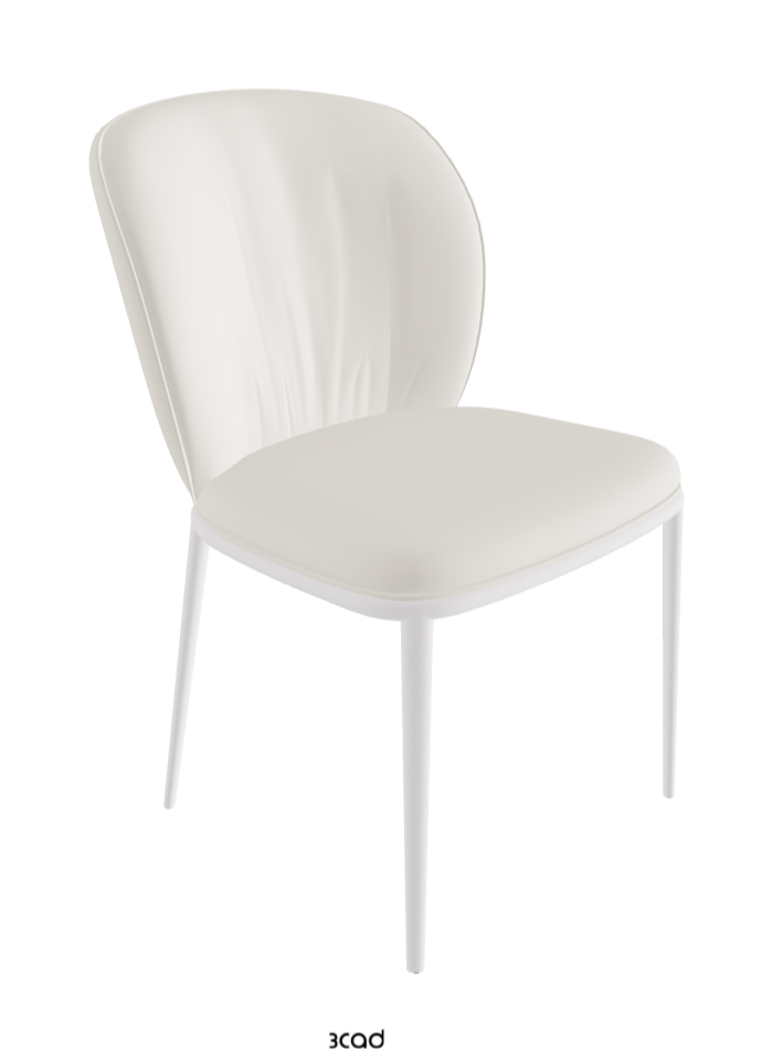 Chrishell ML Dining Chair_Pearl Embossed_Synthetic Leather_Lino