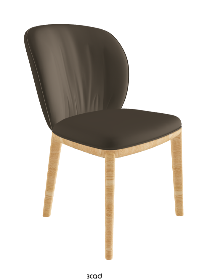 Chrishell Dining Chair_Natural Ashwood_Soft Leather_Fango
