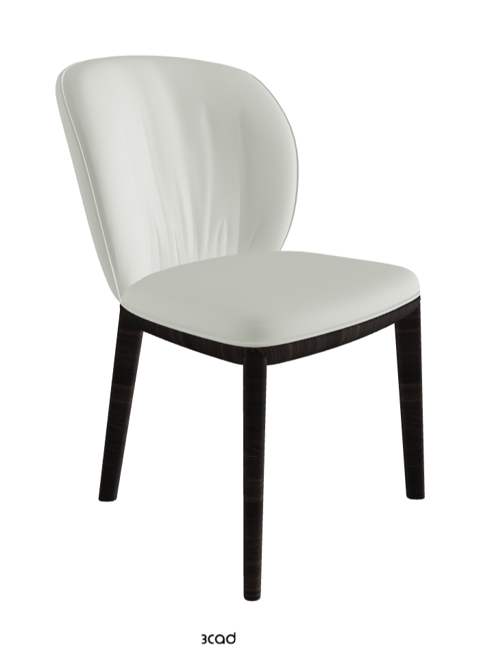 Chrishell Dining Chair_Burned Oak Stained Ashwood_Soft Leather_Artico