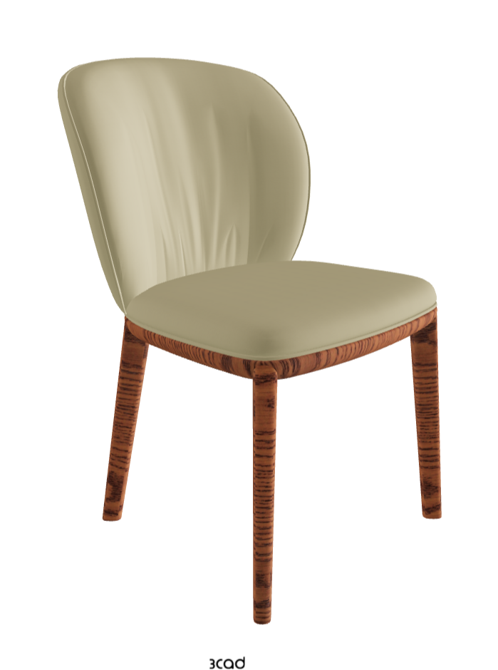 Chrishell Dining Chair_Canaletto Walnut Stained Ashwood_Synthetic Leather_Canapa