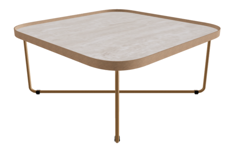 Cattelan Italia Benny Keramik Coffee Table ◻60x60x28h