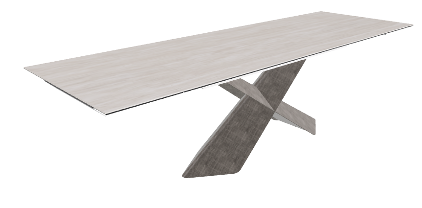 Cattelan Italia Tyron Keramik Drive Rectangular Extendible Dining Table – 182→258x90x74h