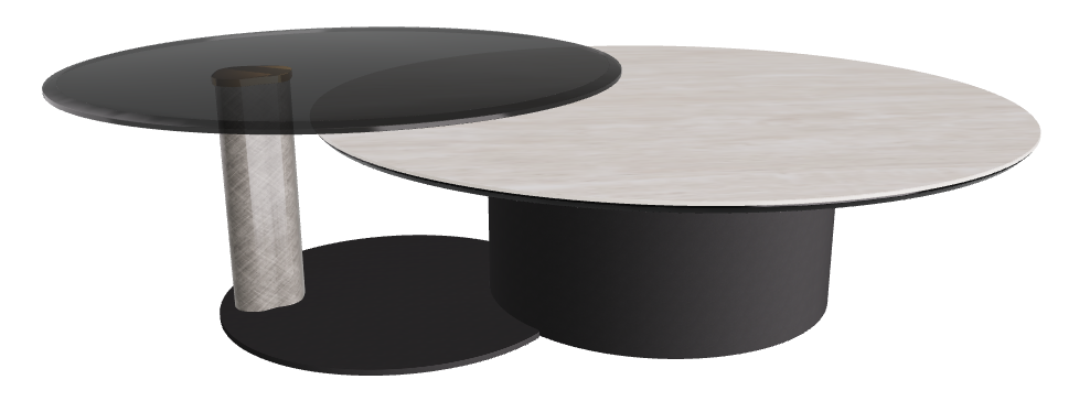 Cattelan Italia ARENA Keramik Bond Coffee Table ø118/187x42h