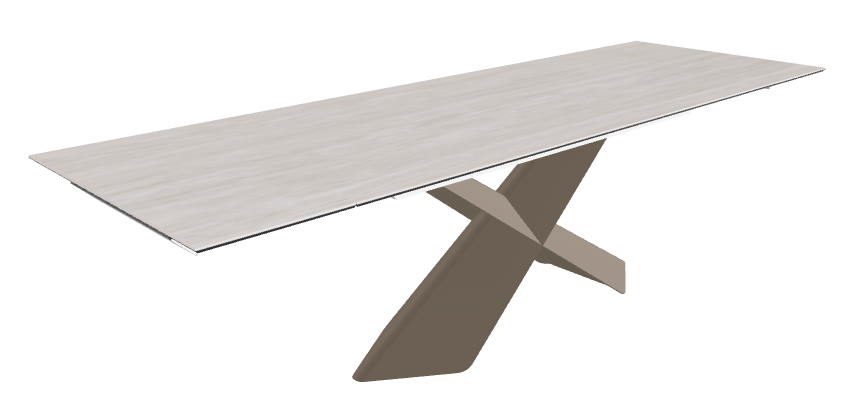Cattelan Italia Tyron Keramik Drive Rectangular Extendible Dining Table – 182→258x90x74h