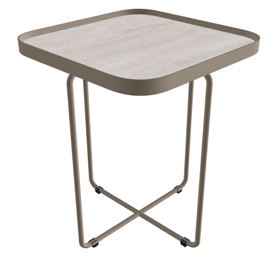 Cattelan Italia Benny Keramik Coffee Table ◻36x36x43h