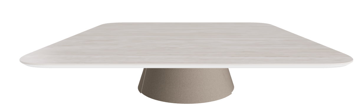 Cattelan Italia ALBERT Keramik S Coffee Table ◻118x118x28h