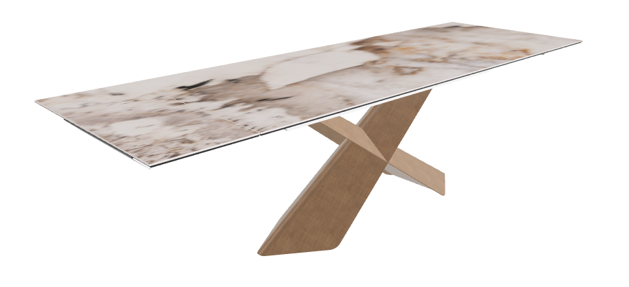 Cattelan Italia Tyron Keramik Drive Rectangular Extendible Dining Table – 182→258x90x74h
