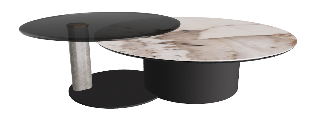 Cattelan Italia ARENA Keramik Bond Coffee Table ø118/187x42h