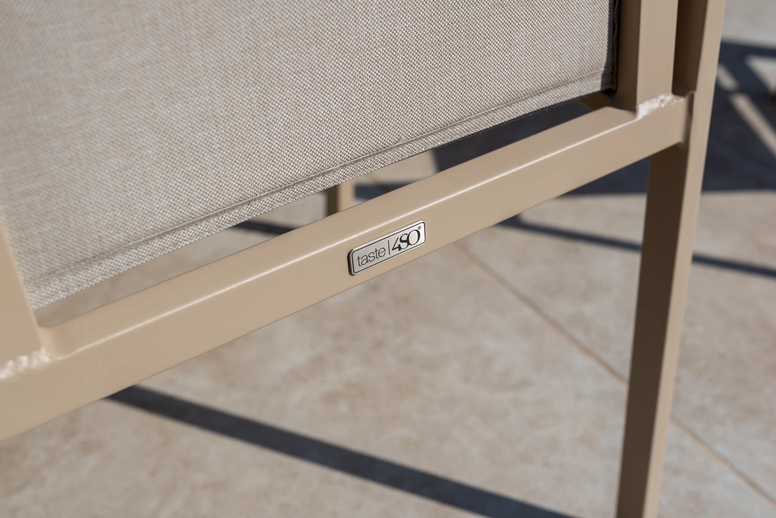 4 Seasons Outdoor Cortina stacking chair latte