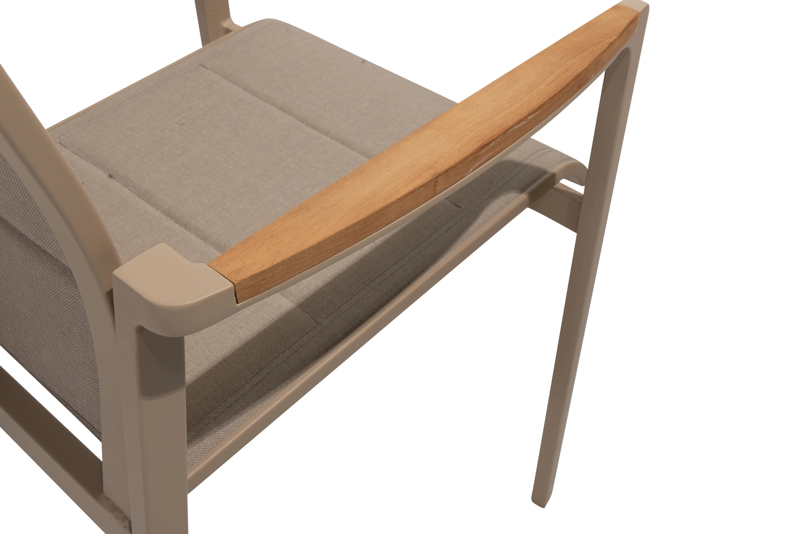 4 Seasons Outdoor Cortina stacking chair latte