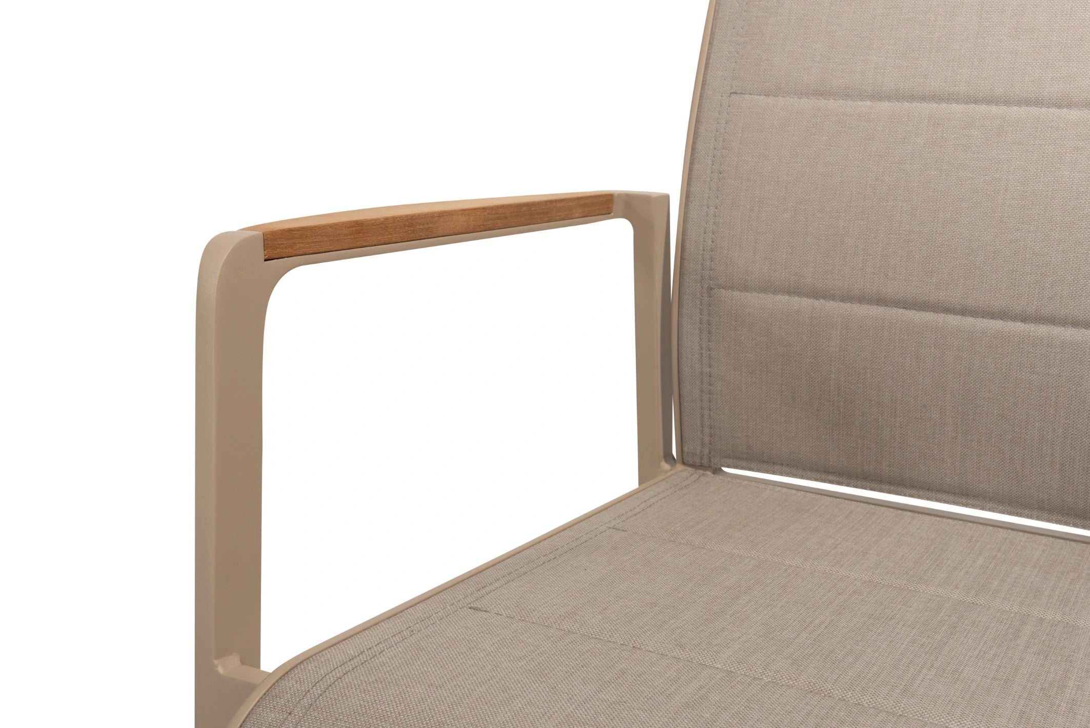 4 Seasons Outdoor Cortina stacking chair latte
