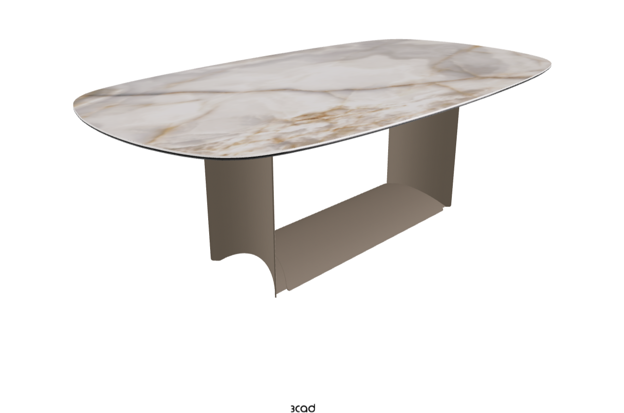 Cattelan Italia Dragon Keramik Rectangular & Biscuit Shaped Dining Table 220 & 300