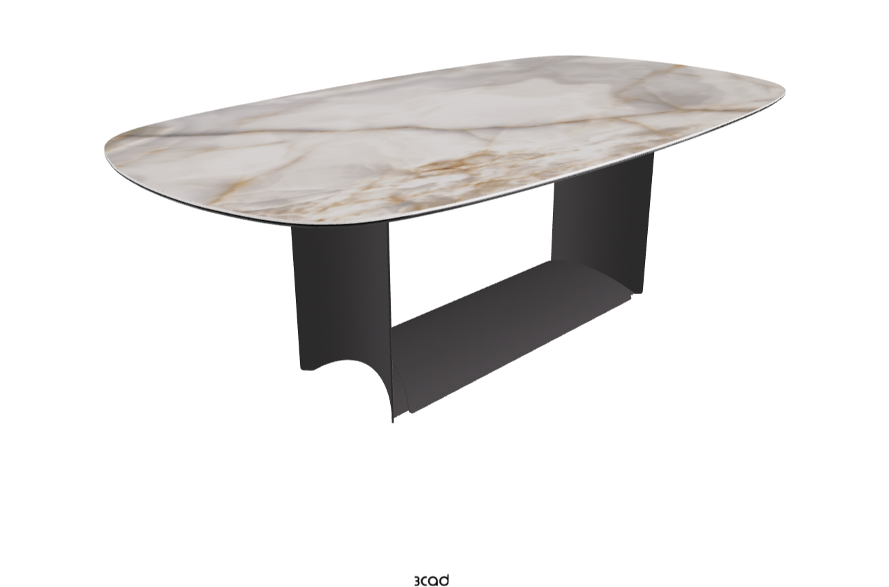 Cattelan Italia Dragon Keramik Rectangular & Biscuit Shaped Dining Table 220 & 300
